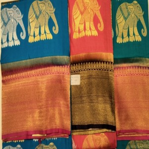 BANARAS CHAKMA CRAPE SAREE