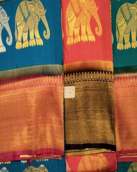 BANARAS CHAKMA CRAPE SAREE