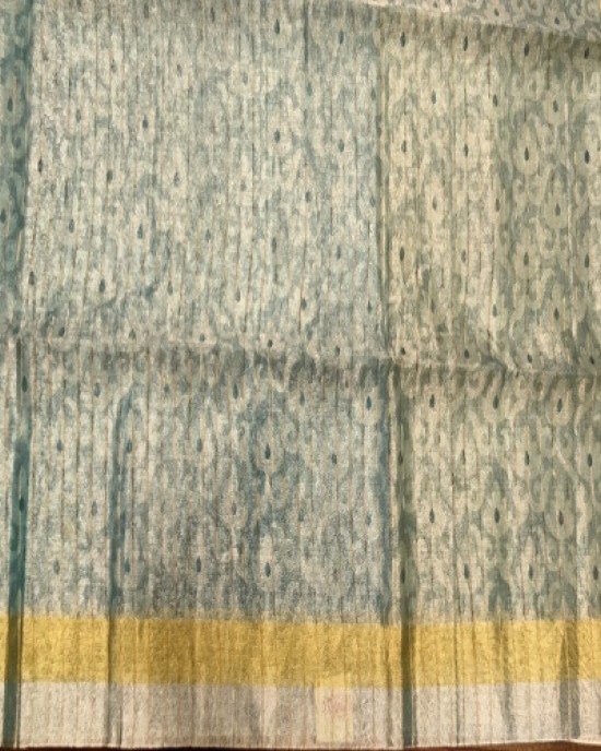 SILVER JUTE SAREE SILVER JUTE SAREE