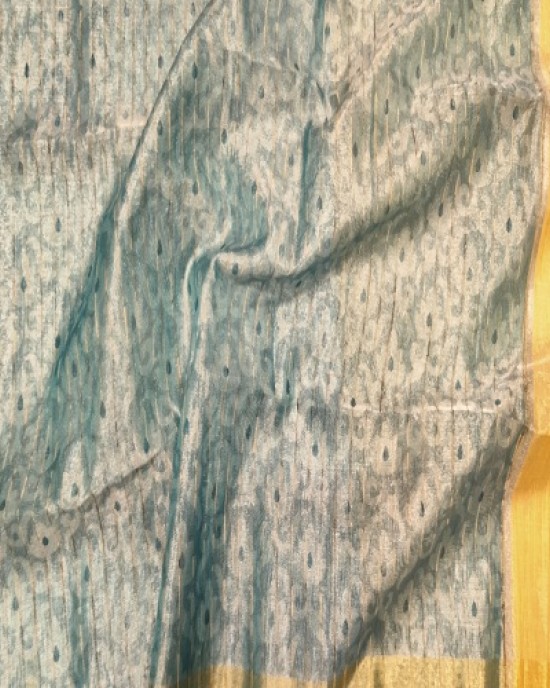 SILVER JUTE SAREE SILVER JUTE SAREE
